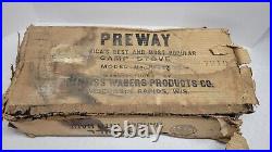 Vintage Preway 3-Burner Stove P4823 WithBox, Manual, Funnel, Stem Untested RARE