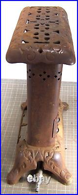 Vintage Puritan Jewels Parlor Stove Gas Heater Stove Cast Iron Base & Top