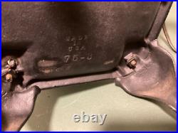 Vintage SPARK Cast Iron Pot Belly Stove/Lamp 14 Tall. Read