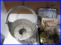 Vintage Sea Swing Gimbaled Stove Single Burner and Optimus Stove Combination