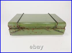 Vintage Sears Coleman 2 Burner Camp Stove Model 476 72244 Avocado Green 8/75