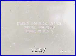 Vintage Sears Coleman 2 Burner Camp Stove Model 476 72244 Avocado Green 8/75