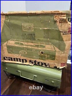 Vintage Sears Roebuck 2 Burner Camp Stove Model 476 72244 Vintage Sears Roebuck 2 Burner Camp Stove Model 476 72244