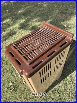 Vintage Siegler Oil Burning Stove/Heater with Amp Blower Model 400-U NICE