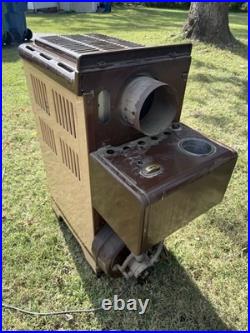 Vintage Siegler Oil Burning Stove/Heater with Amp Blower Model 400-U NICE