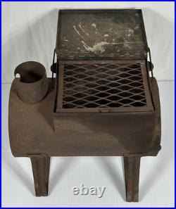 Vintage The Hot Box Sportsman's Stove Outdoor Stoves Charcoal Grill Hibachi USA