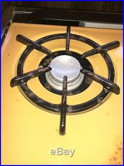 Vintage Trav'ler RV Travel Trailer Propane Stove Top Oven 3 Burner Traveler