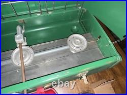 Vintage Unfired 1973 Coleman Model 426D 3-Burner Camp Stove Green