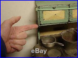 Vintage Vindex cast iron wood stove salesman sample 1929 antique toy