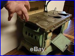 Vintage Vindex cast iron wood stove salesman sample 1929 antique toy