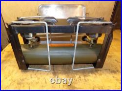Vintage WW11 1944 AGMCO COLEMAN MODEL 523 MILITARY STOVE WITH CASE &BROCHURE
