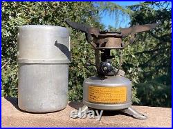 Vintage WW2 Aladdin 1944 US M-1942 Military Pocket Field Stove Gear Equipment