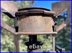 Vintage WW2 Aladdin 1944 US M-1942 Military Pocket Field Stove Gear Equipment