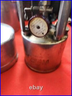 Vintage WWII A46 Coleman 530 Pocket Backpack Stove WithAccessories Made In USA H9