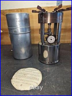 Vintage WWII B46 Coleman 530 GI Pocket Backpack Stove Made In USA
