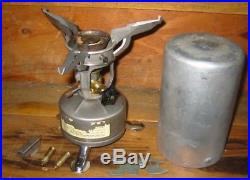 Vintage WWII US Army M-1942 Field Stove withCase PW-1-45 Mountain Troops 1945