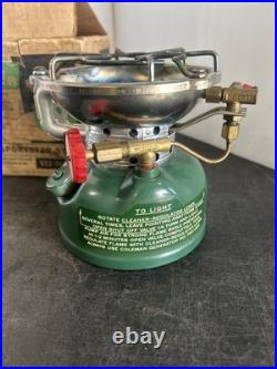Vintage Working 1/66 Coleman Sportster Camp Stove Model 502-700 with Original Box
