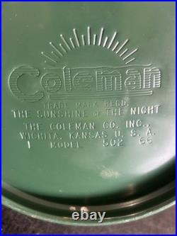 Vintage Working 1/66 Coleman Sportster Camp Stove Model 502-700 with Original Box