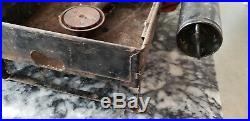 Vintage black Coleman 9d 1927 Camping Stove Everdur Tank w box & papers project