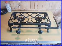 Vintage cast iron double burner grill / camping stove
