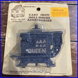 Vintage miniature queen cast-iron stove Toys R Us