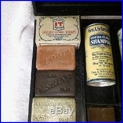 Vintage'soap Salesman Sample' Sales Kit With 19 Soap Samples With Case