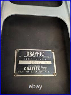 Vitg Graflex Speed Graphic 4x5/Kalart Range Finder-press-photojournalism camera