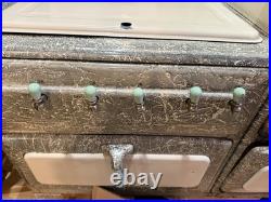Vtg 1940's Grand Enamel Gas Stove
