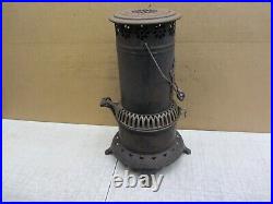 Vtg Antique B&h Cast Iron Oil Kerosene Parlor Cabin Heater Stove W Brass Burner Vtg Antique B&h Cast Iron Oil Kerosene Parlor Cabin Heater Stove W Brass Burner