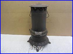 Vtg Antique B&h Cast Iron Oil Kerosene Parlor Cabin Heater Stove W Brass Burner Vtg Antique B&h Cast Iron Oil Kerosene Parlor Cabin Heater Stove W Brass Burner