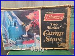 Vtg Coleman 425E 499 9/78 Two Burner Camp Stove Box, Open Box