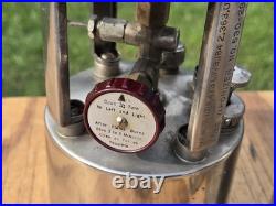 Vtg Coleman 530 Military Single Burner B-46 GI Pocket Stove withCase Funnel Wrench