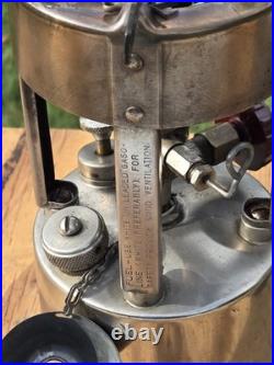 Vtg Coleman 530 Military Single Burner B-46 GI Pocket Stove withCase Funnel Wrench