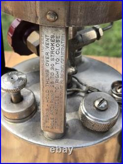 Vtg Coleman 530 Military Single Burner B-46 GI Pocket Stove withCase Funnel Wrench