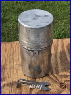 Vtg Coleman 530 Military Single Burner B-46 GI Pocket Stove withCase Funnel Wrench