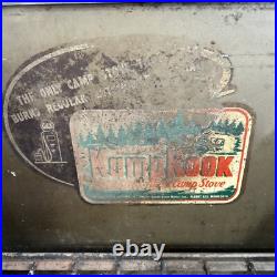 Vtg KampKook American Gas Machine Co. Camp Stove 2 Burner Regular Gas UNTESTED