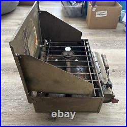 Vtg KampKook American Gas Machine Co. Camp Stove 2 Burner Regular Gas UNTESTED