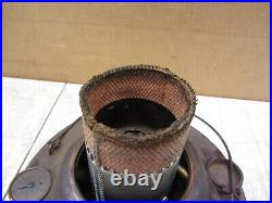 Vtg Perfection 715 Brown Enamel Oil Kerosene Parlor Cabin Heater Stove W Burner