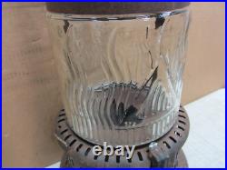 Vtg Perfection 735 Glass Globe Oil Kerosene Parlor Cabin Heater Stove No Burner