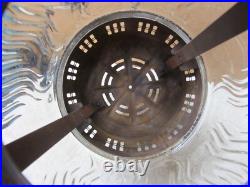 Vtg Perfection 735 Glass Globe Oil Kerosene Parlor Cabin Heater Stove No Burner
