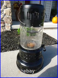 Vtg Perfection 735 Kerosene Heater WithGlass Globe RESTORED Easy To Use NEW WICK