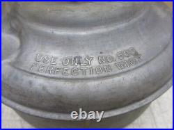 Vtg Perfection Kerosene Oil Stove Heater Burner Fuel Tank #500 W Wick