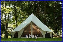 WHITEDUCK 4M Premium Luxury Avalon Canvas Bell Tent withStove Jack, For all season
