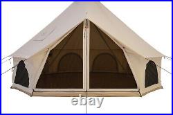 WHITEDUCK 4M Premium Luxury Avalon Canvas Bell Tent withStove Jack, For all season