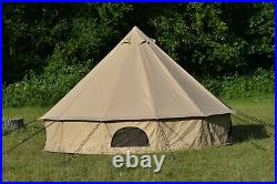 WHITEDUCK Regatta Canvas Bell Tent, 100% Cotton, Outdoor Camping Glamping Yurt