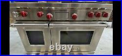 WOLF DF484-CG 48 DUAL FUEL RANGE 4 BURNERS WithINFRARED CHARBROILER+GRIDDLE