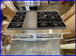WOLF DF486-G 48 DUAL FUEL RANGE 6 BURNERS WithGRIDDLE