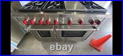 WOLF GR486-C 48 ALL GAS RANGE 6 BURNERS With INFRARED CHARBROILER
