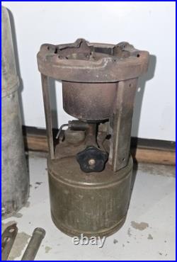 WWII AGM M1941 Model 520 GI Pocket Stove with Aluminum Case Tools Untested