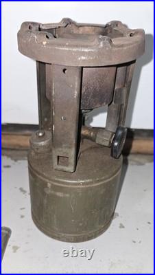 WWII AGM M1941 Model 520 GI Pocket Stove with Aluminum Case Tools Untested